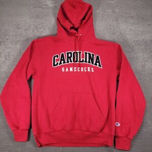 USC Carolina Y2K Gamecocks Pullover Hooded Red Champion Hoodie Sweatshirt Mens M